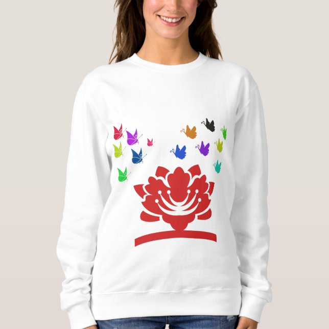 Sweatshirt nature de luxe (Devant)