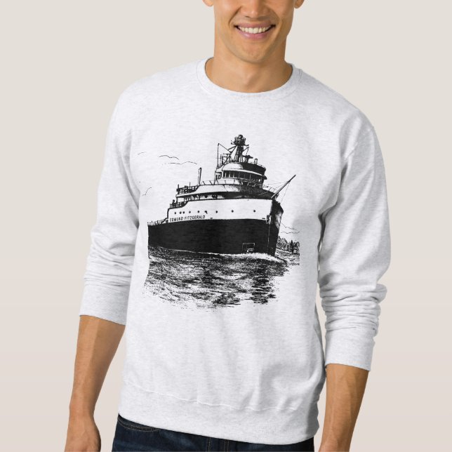 Sweatshirt naufrage ~ Edmund Fitzgerald (Devant)