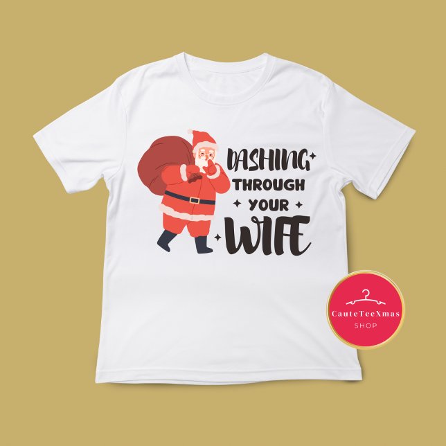 Sweatshirt Naughty Père Noël Christmas Funny Citation Sweatsh (Créateur téléchargé)