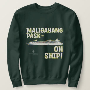 Sweatshirt NAVIRE Pask-OH Maligayang ! Chrs Or. Croisière