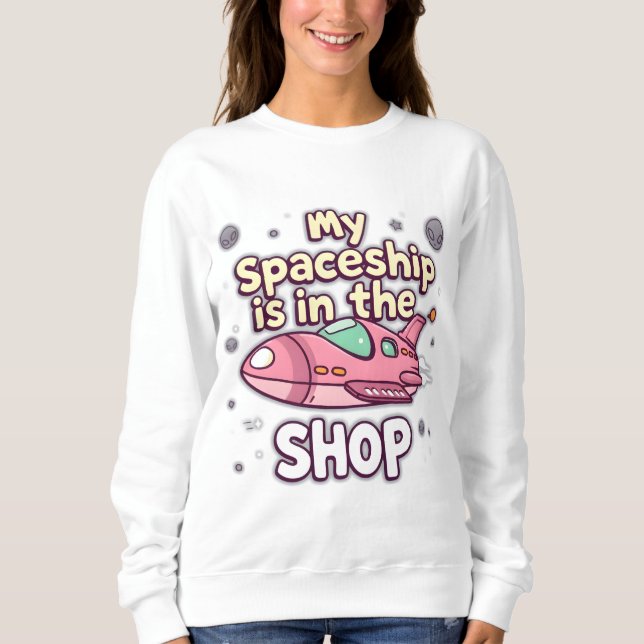 Sweatshirt Navire spatial (Devant)