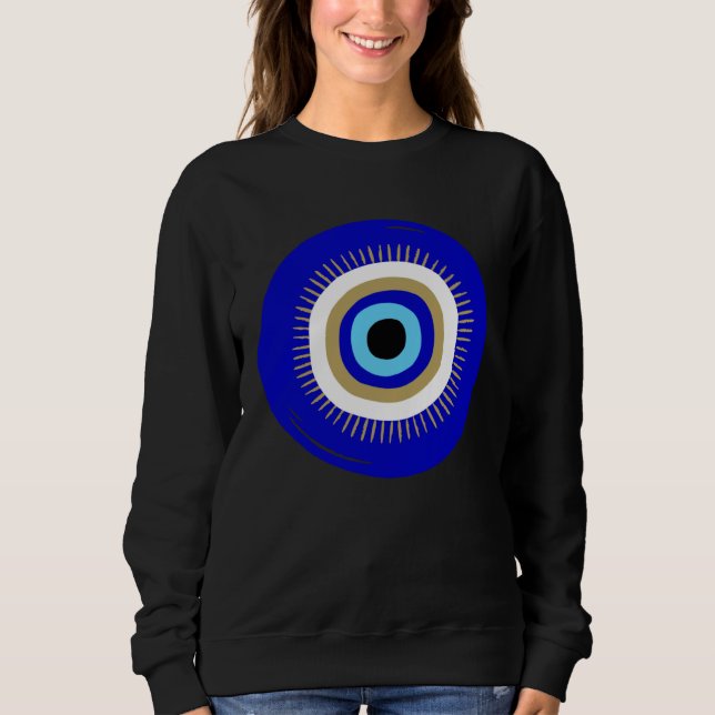 Sweatshirt Nazar Evil Eye Charm for Protection Islamic Islam  (Devant)