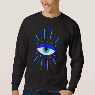 Sweatshirt Nazar Protection Maléfique Des Yeux Pour Une Spiri