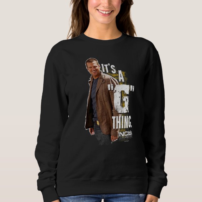 Sweatshirt Ncis Los Angeles G Thing (Devant)