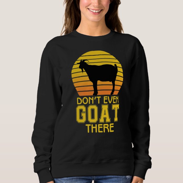 Sweatshirt Ne bouge même pas là animal pour les femmes ferme (Devant)