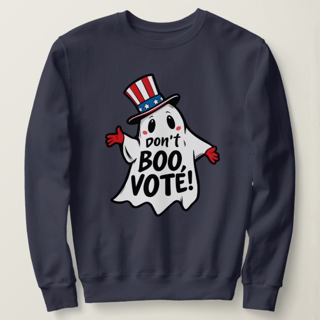 Sweatshirt Ne bouge pas, vote ! Mashup politique amusant d'Ha (Design devant)