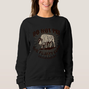 Sweatshirt Ne Caressez Pas Les Vaches Douces Saskatchewan Can