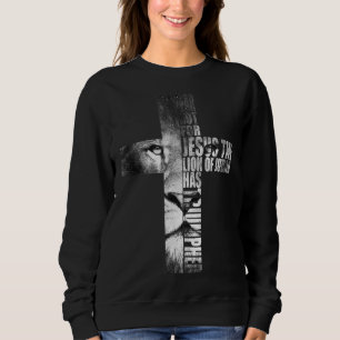 Sweatshirt Ne Craindre Pas Pour Jésus Le Lion De Juda A Triom