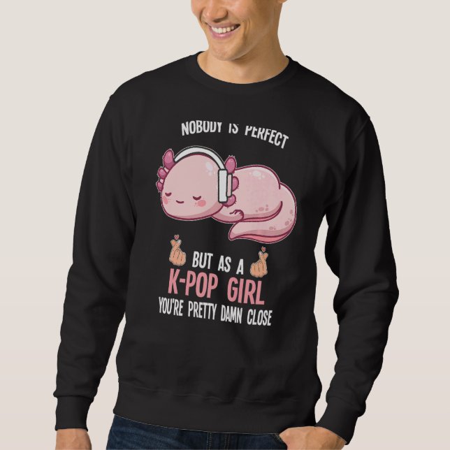 Sweatshirt Ne dérangez pas J'écoute K Pop Corée du Sud (Devant)