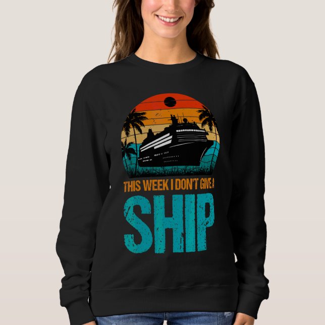 Sweatshirt Ne donnez pas un navire 1 (Devant)