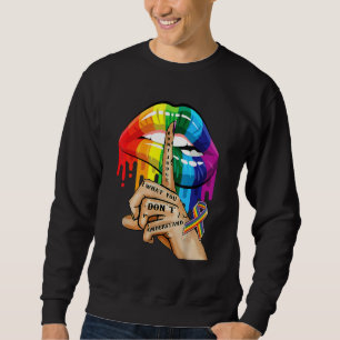 Sweatshirt Ne jugez pas ce que vous ne comprenez pas Lgbt Pri