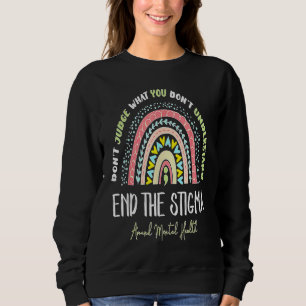 Sweatshirt Ne jugez pas ce que vous ne comprenez pas, mettez