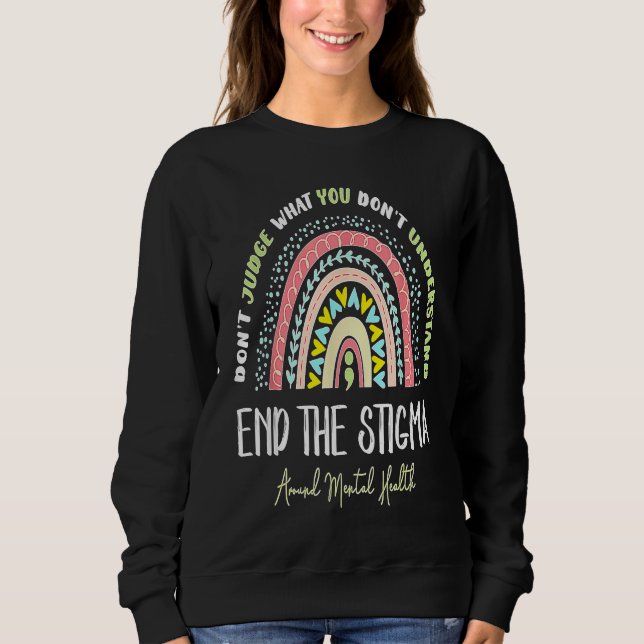 Sweatshirt Ne jugez pas ce que vous ne comprenez pas, mettez  (Devant)