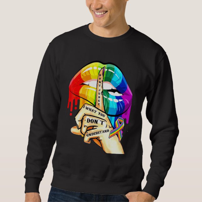 Sweatshirt Ne Jugez Pas Juste Ce Que Vous Ne Comprenez Pas Co (Devant)