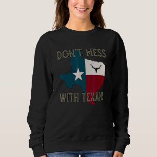 Sweatshirt Ne manquez pas le Texas Longhorn Lone Star Stat