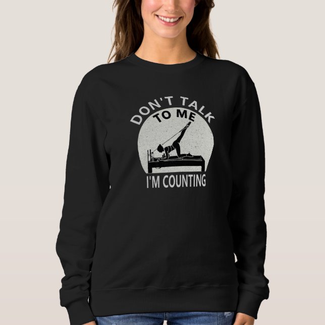 Sweatshirt Ne me parle pas Je compte les pilotes réformateurs (Devant)