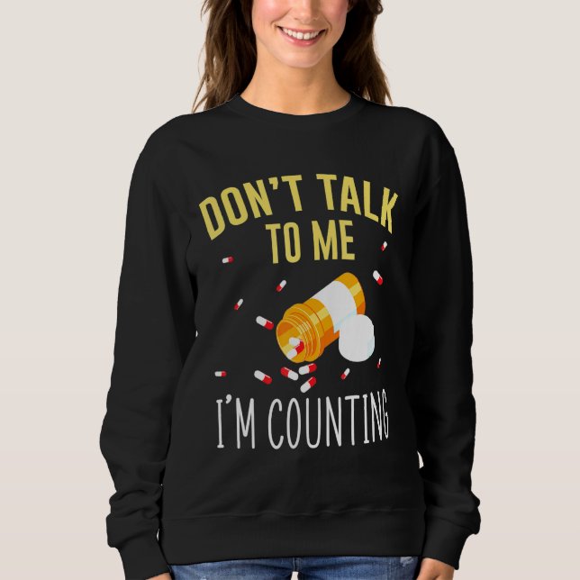 Sweatshirt Ne Me Parlez Pas Je Compte Pour Les Technologies P (Devant)