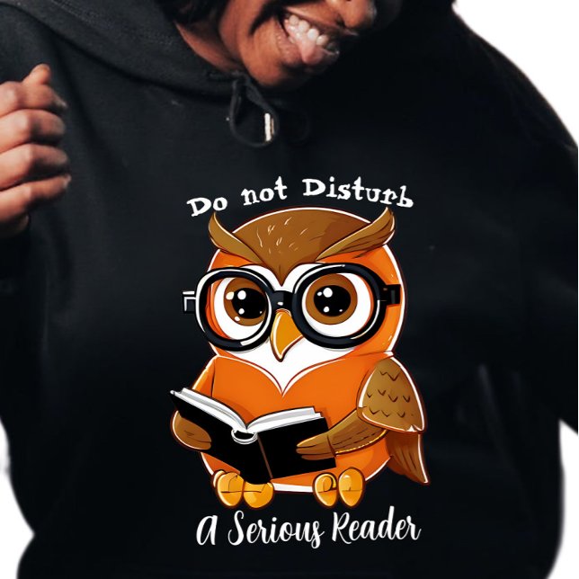 Sweatshirt Ne pas déranger, un lecteur sérieux (Créateur téléchargé)