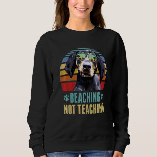 Sweatshirt Ne pas enseigner Bluetick Coonhound Dog Summ