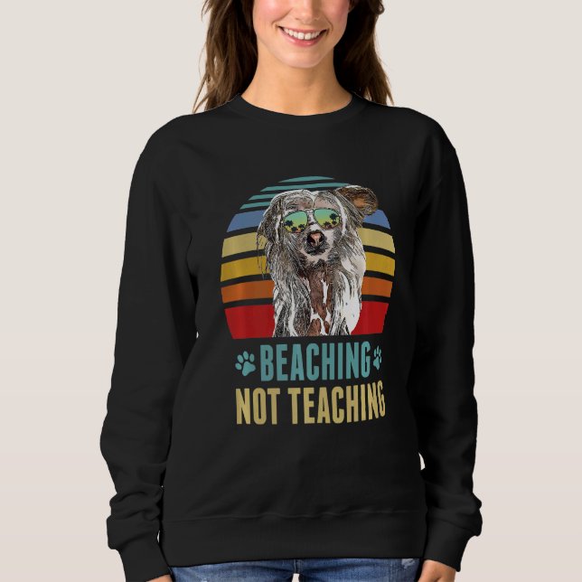 Sweatshirt Ne pas enseigner Chinois Chien Resté Été (Devant)