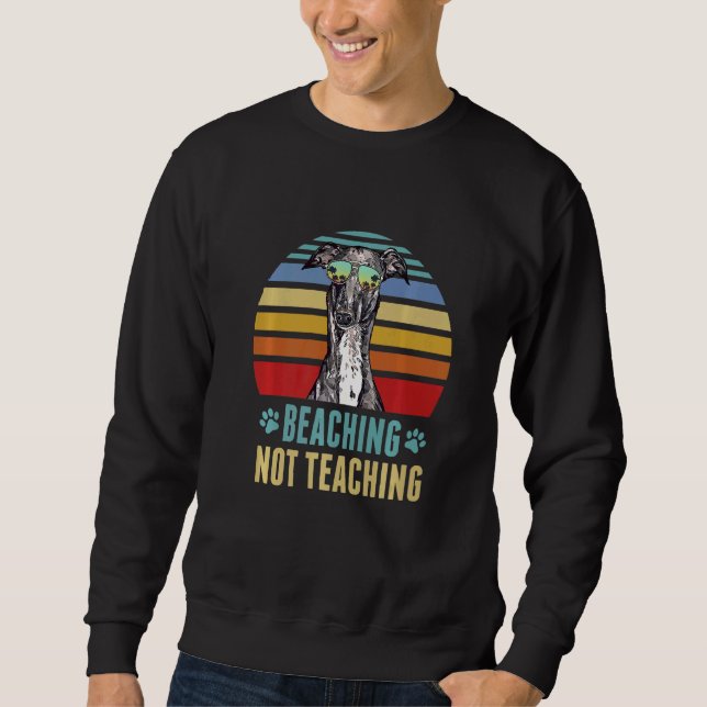 Sweatshirt Ne pas enseigner italien Greyhound Chig Summe (Devant)