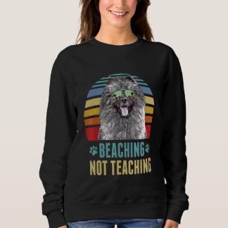 Sweatshirt Ne pas enseigner Keeshonden Chien Summ de l'enseig