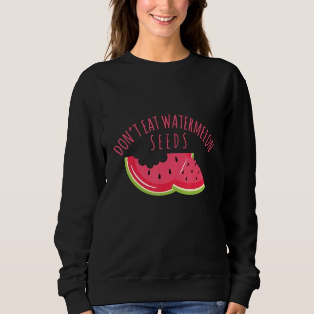 Sweatshirt Ne Pas Manger Les Graines De Pétoncle Fruit Foin (Devant)