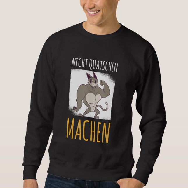 Sweatshirt Ne pas squatschen faire peintres artisans gibbler  (Devant)