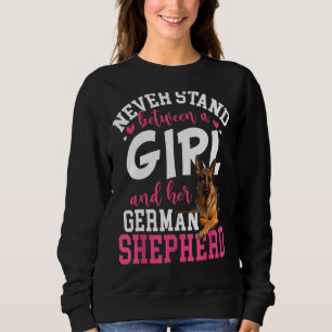 Sweatshirt Ne Restez Jamais Entre Une Fille Et Son Berger All