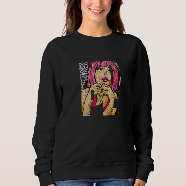 Sweatshirt Ne soyez pas une personne du Oui Dites simplement  (Devant)
