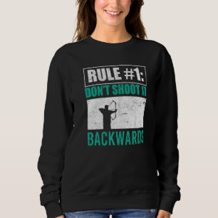 Sweatshirt Ne tirez pas vers l'arrière Bowman Archer Chasseur