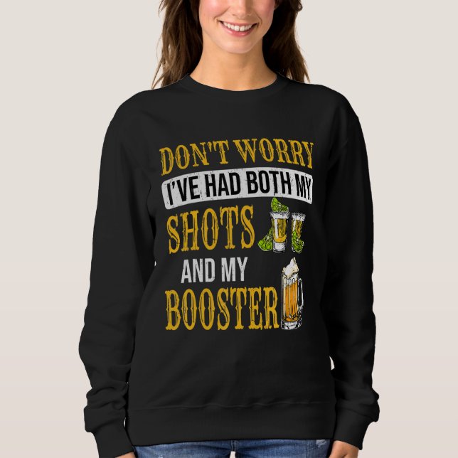 Sweatshirt Ne vous inquiétez pas, j'ai eu à la fois mes chaus (Devant)