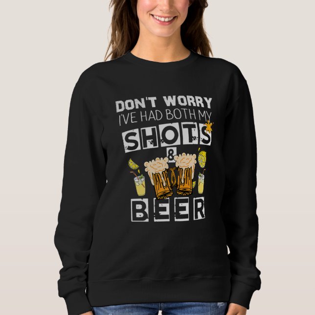 Sweatshirt Ne vous inquiétez pas, j'ai eu à la fois mes chaus (Devant)