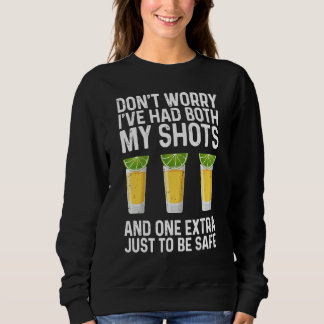 Sweatshirt Ne vous inquiétez pas, j'ai eu à la fois mes coups