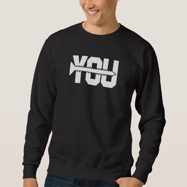 Sweatshirt Ne vous laissez pas (Devant)