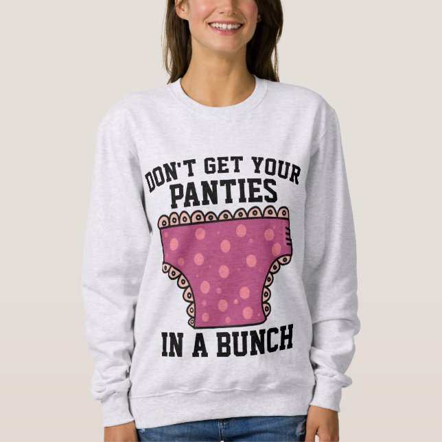 SWEATSHIRT NE VOUS METTEZ PAS LES PETITS PIEDS DANS UN PLI T- (Devant)