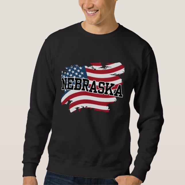 Sweatshirt Nebraska USA (Devant)