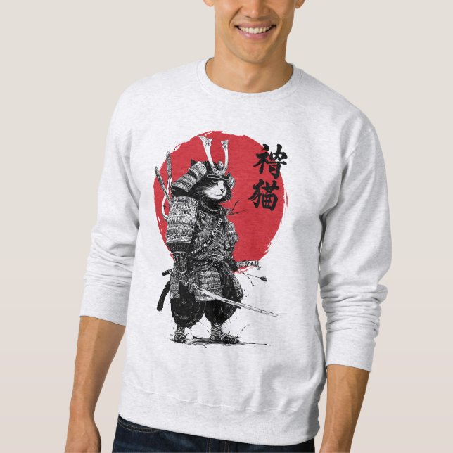 Sweatshirt Neko Samurai (Devant)