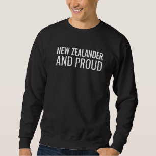 Sweatshirt Néo-Zélandais et fier de la Nouvelle-Zélande