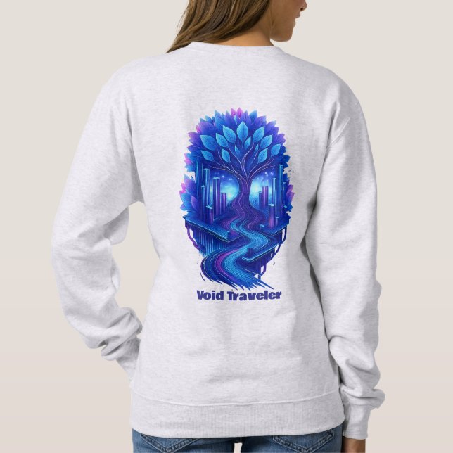 Sweatshirt Neon Future World (Dos)