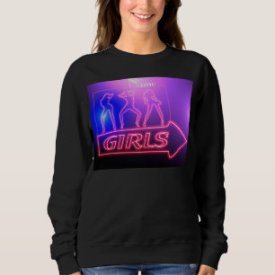Sweatshirt Neon Pink Girls Sign Thunder_cove