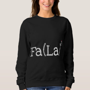 Sweatshirt Nerd de Noël amusant - Mignonne Math Fa La La La L