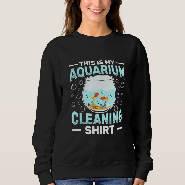 Sweatshirt Nettoyage d'aquarium - Aquarist (Devant)
