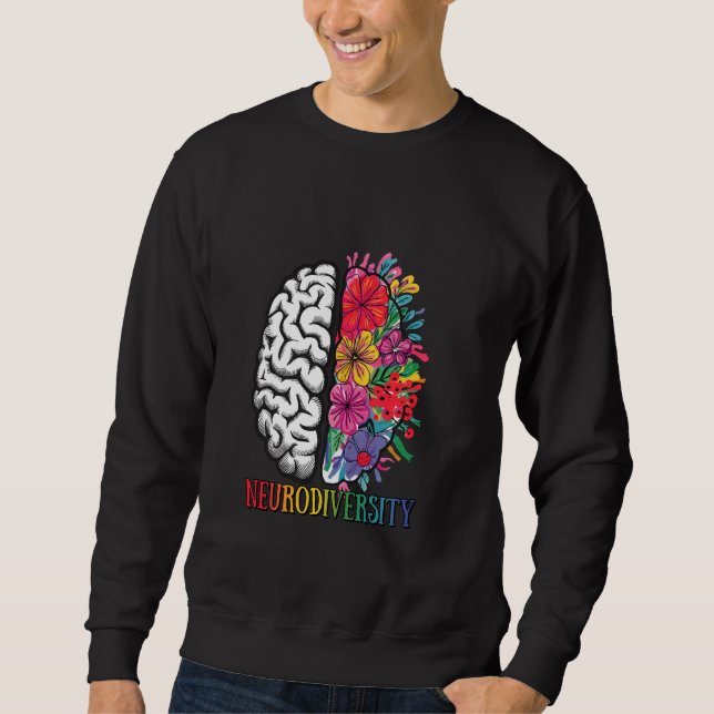 Sweatshirt Neurodiversité Sensibilisation sur l'autisme des f (Devant)