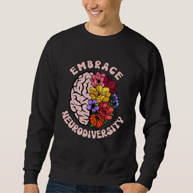Sweatshirt Neurodiversity  Embrace Neurodiversity Autism Awar (Devant)