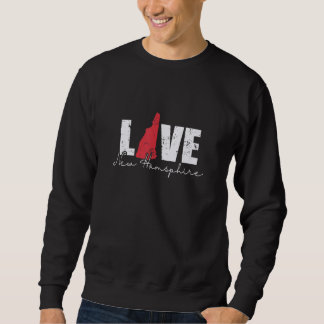 Sweatshirt New Hampshire Love New Hamsphire USA