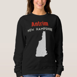 Sweatshirt New Hampshire Usa State America Travel Antrim