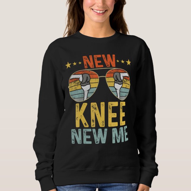 Sweatshirt New Knee New Me Knee Replacement Surgery (Devant)