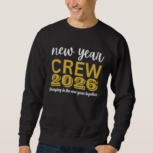 Sweatshirt New Year Crew 2026 (Devant)