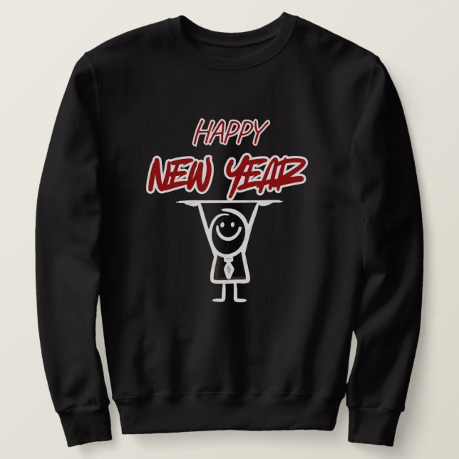 Sweatshirt NEW YEAR hoodies trendy stylish modern 2026 (Design devant)